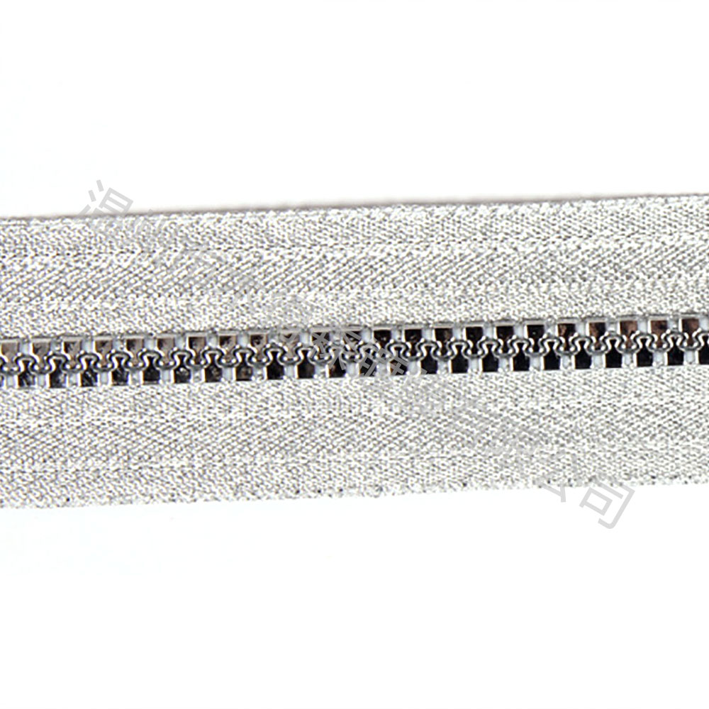 銀布銀牙電鍍樹脂拉鏈
